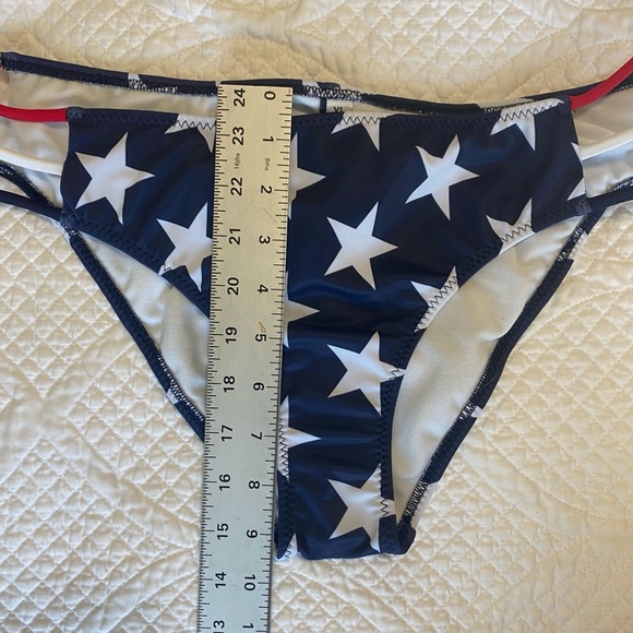 Red White & Blue string sided bikini bottoms - Picture 6 of 6